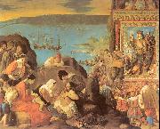Maino, Juan Bautista del The Recovery of Bahia in Brazil oil painting on canvas